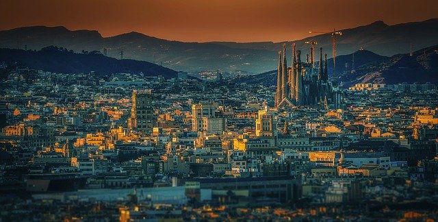 město Barcelona